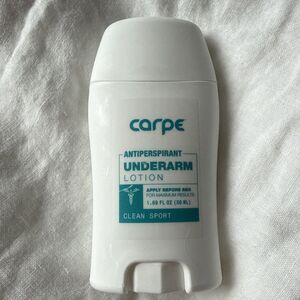 Carpe Antiperspirant Underarm Lotion CLEAN SPORT 1.69 fl oz EXP 01/2027